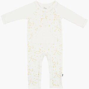 NWT Kyte Baby Cloud Constellation Kangaroo Pocket Romper